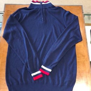 G/Fore “12 Gauge” Patriot Navy Sweater 1/4 Zip